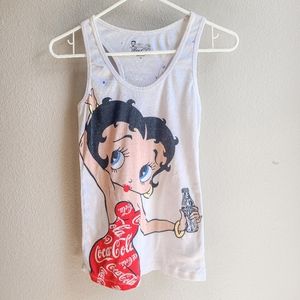 Betty Boop Coco-cola Collaberation Tank Top